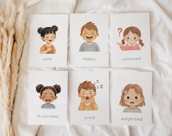 Emotions Flashcards for Kids | Feelings & Social-Emotional Learning