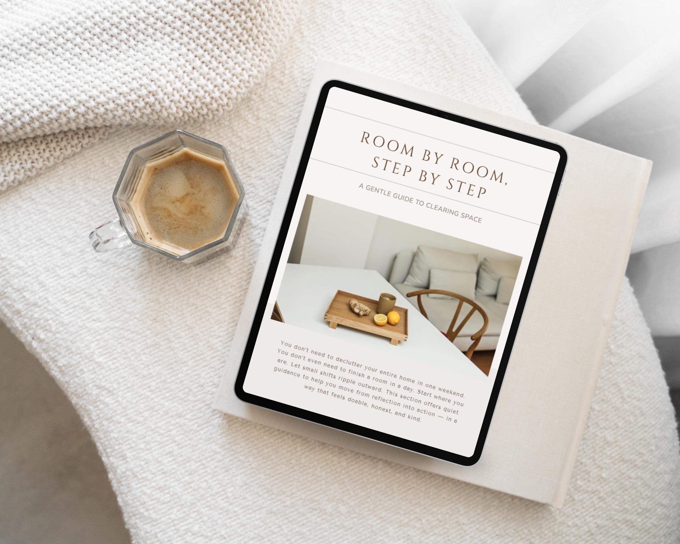 家を聖域に ― スローリビング片付けワークブック | 散らかったものを片付け、穏やかで心安らぐ空間を作るための、部屋ごとの丁寧なプリントアウト -  Etsy 日本