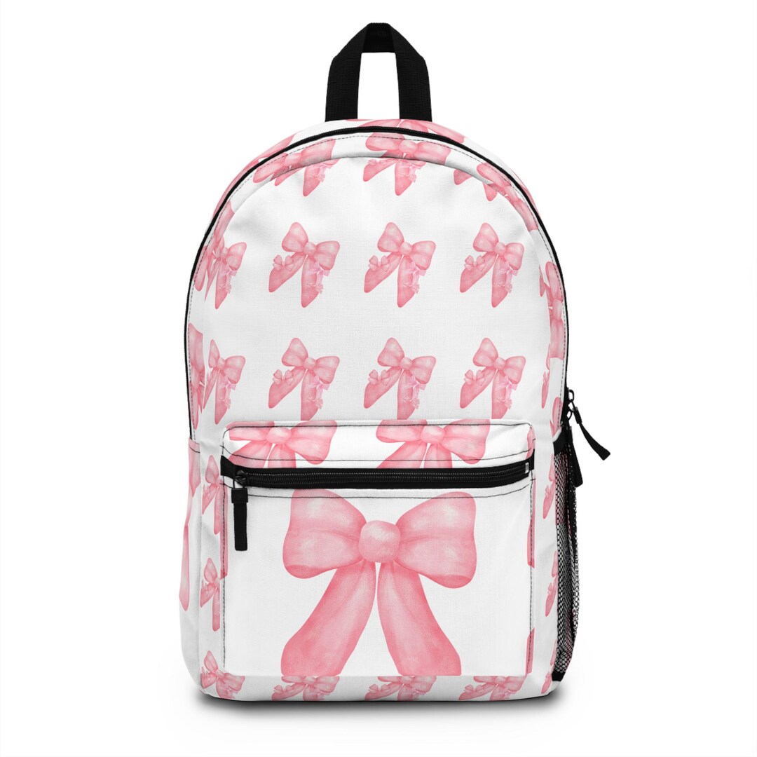 Pink Ribbon Backpack - Etsy