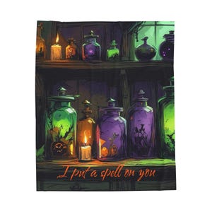 Halloween Velveteen Plush Blanket