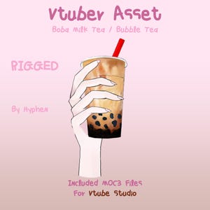 VTuber Asset | Rigged Bubble Milk Tea