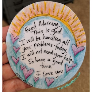 Magnet God Good Morning
