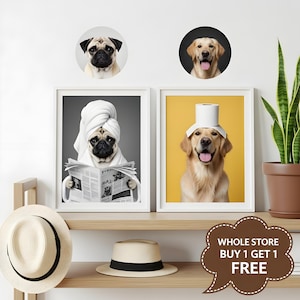 Custom Pet Portrait Canvas from Photo – Personalized Dog or Cat Wall Art – Pet Memorial Gift – Custom Animal Painting  Pet Picture on Canvas