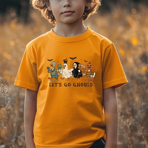Let&#39;s Go Ghouls Kids T-Shirt: Spooky Halloween Tee