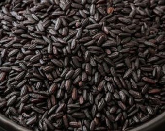 Forbidden Black Rice: Organic Whole Grain Superfood for Vegan Cooking