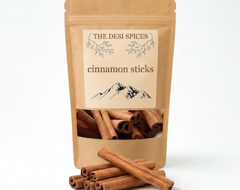 Palitos enteros de canela Cassia de Ceilán: corteza aromática para té, repostería y cocina.