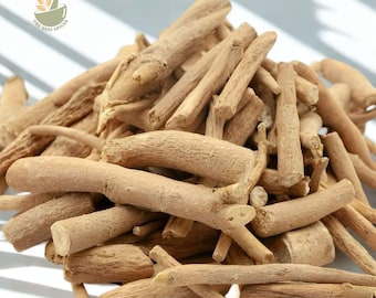 Radice di Ashwagandha biologica - Erba di Withania Somnifera essiccata naturale / Ayurveda e benessere a base di erbe di The Desi Spices