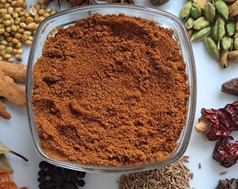 Polvo de Garam Masala / Auténtica mezcla de especias indias / Masala aromático / Uso en cocina casera y restaurantes