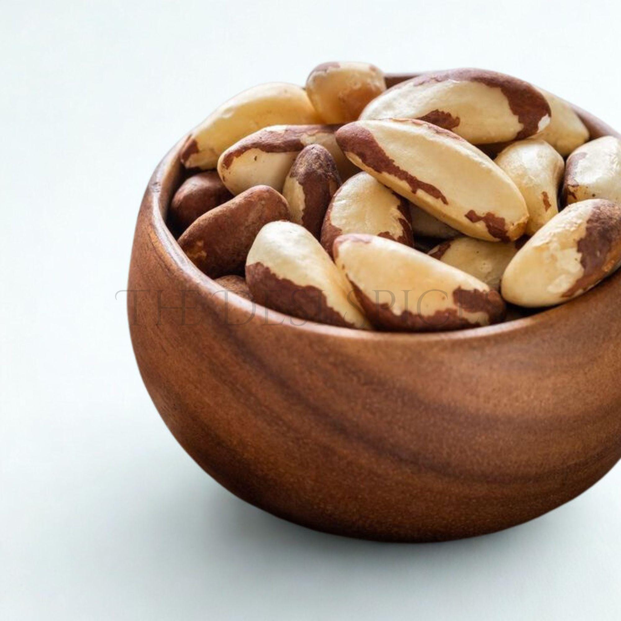 Whole Brazil Nuts Large Creamy Nuts Raw Unsalted Gourmet Baking & Snacking