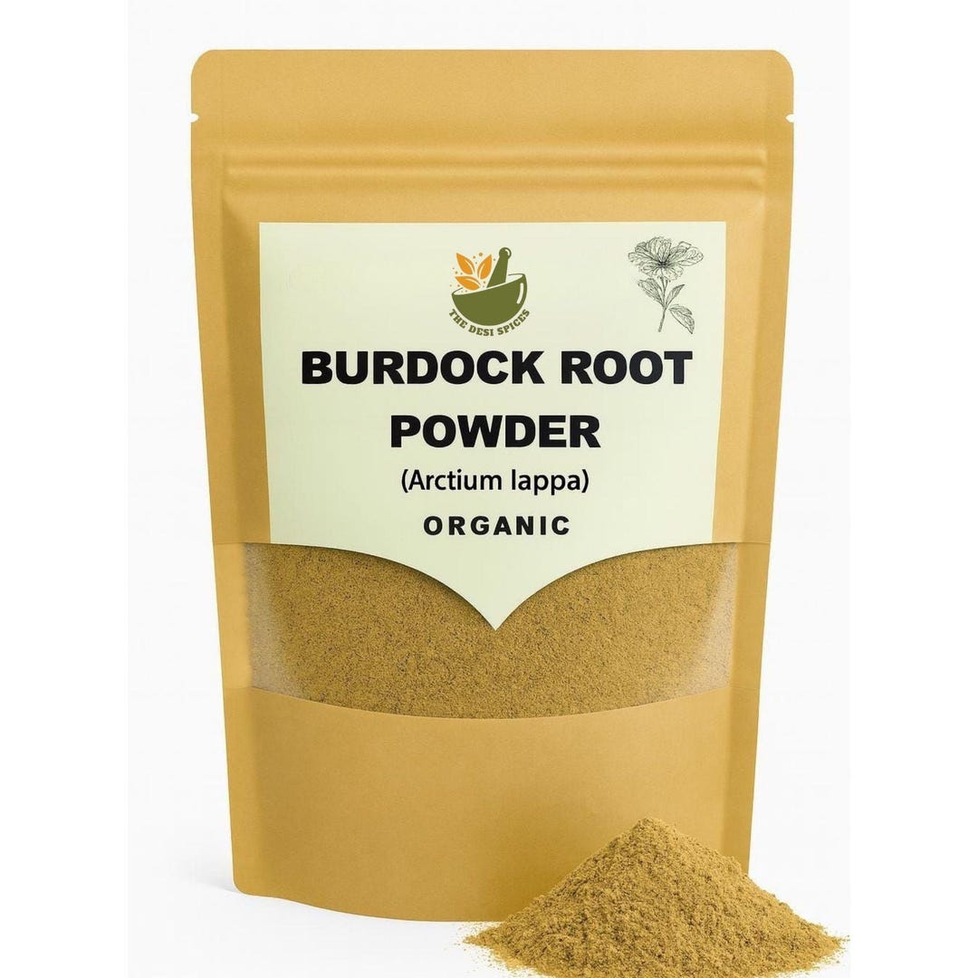 Burdock Root Powder | Finely Ground Arctium Lappa | Natural Herbal ...