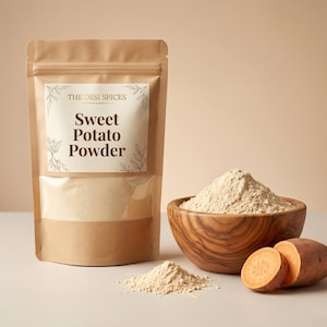 Sweet Potato Powder: Natural Vegetable Flour for Baking, Baby Food, Smoothies