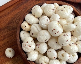 Organic Raw Makhana | Unroasted Fox Nuts | Natural Lotus Seeds