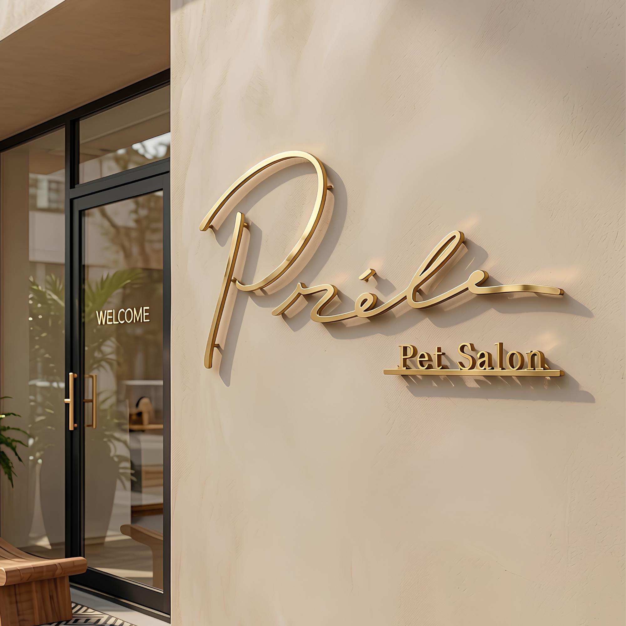 Custom Floating Sign, Metal Letters, Business Sign, Wall Letters, Metal ...