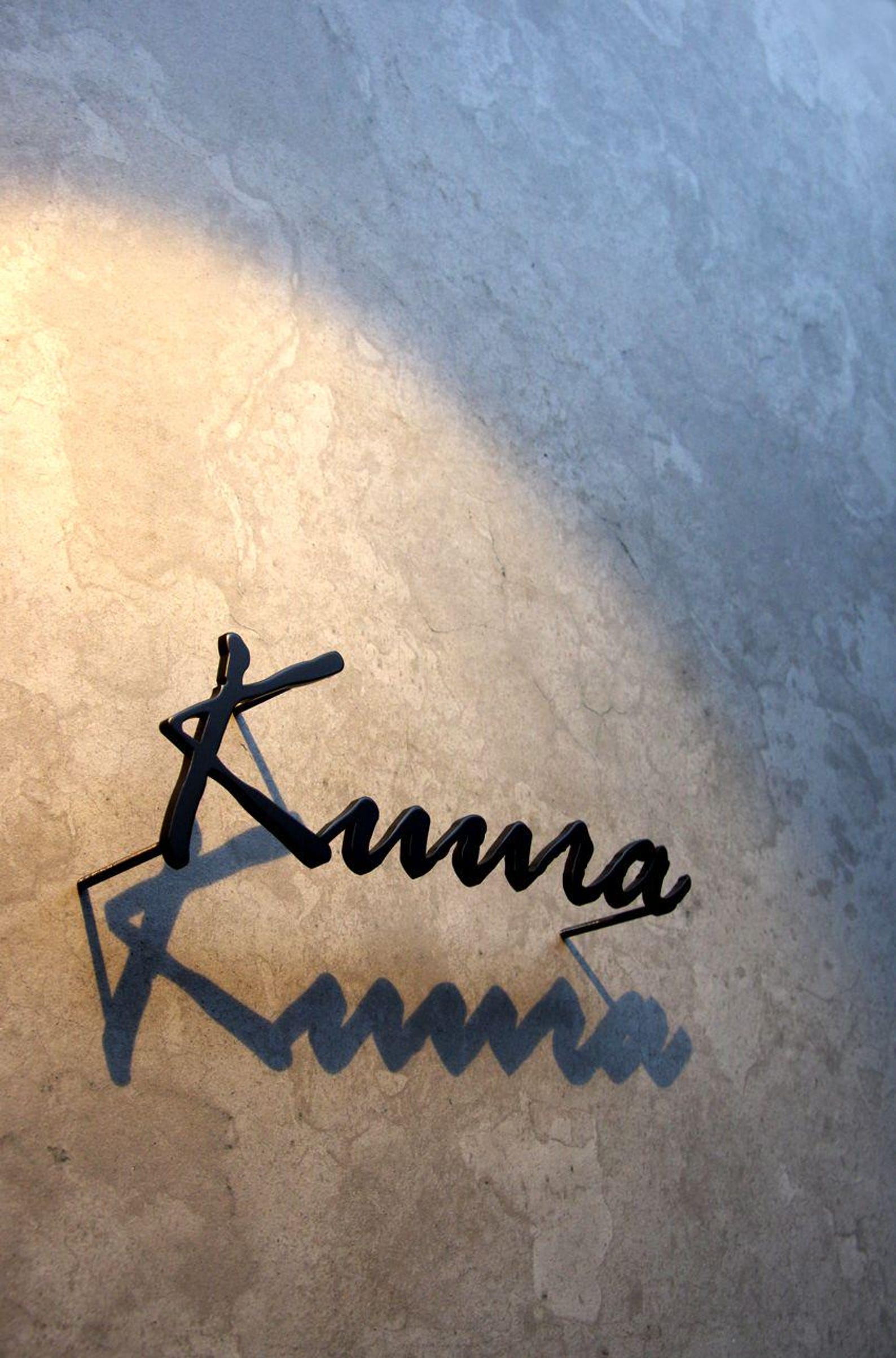 Laser Cut Floating Sign, Custom Metal Business Letters, Modern Wall ...