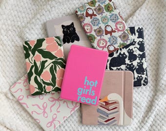 Magnetic Detachable Kindle Case with Clear Back Kobo Case Bow Kindle Paperwhite Case 2025 Kobo Clara Colour Case Bookish Gift for Cat Lovers