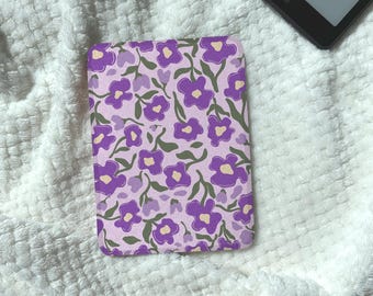 Violet Kindle Case Kobo Case with Strap Clear Back Detachable Kindle Paperwhite Case Floral Kobo Clara/Libra Colour Skin Bookish Gift