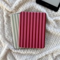 Vintage Stripes Kindle Paperwhite Case 2024 Kindle Cover Kobo Case Red Pink Kobo Libra Case Kindle Colorsoft Case Minimalist Kobo Clara Case product logo
