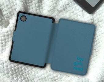 Magnetic Detachable Kindle Case Clear Back Kobo Case Twilight Blue Kindle Paperwhite Case, Hot Girls Read Kobo Clara  Colour Skin Cover