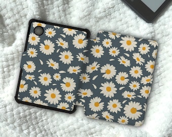 Daisy Kobo Case Floral Kindle Case Kobo Clara Case Kindle Paperwhite Case Magnetic Detachable Clear Back Magnet E-Reader Cover Bookish gift