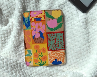 Magnetic Detachable Kindle Case Clear Back Kobo Case Botanical Kindle Paperwhite Case, Kobo Clara  Colour Skin Matisse Style Kindle Cover