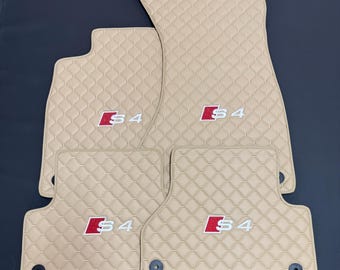 Audi A4 Leather Car Mats,Quality Material,Set,Oem