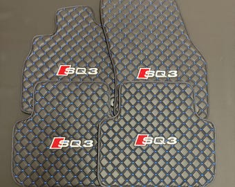 Audi Q3 Leather Car Mats,Quality Material,Set,Oem