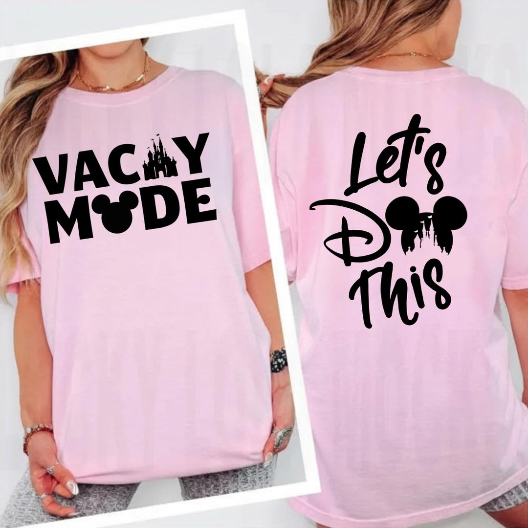 Vacay Mode PNG • Matching Front Back Vacation PNG • Let’s Do This Trip ...