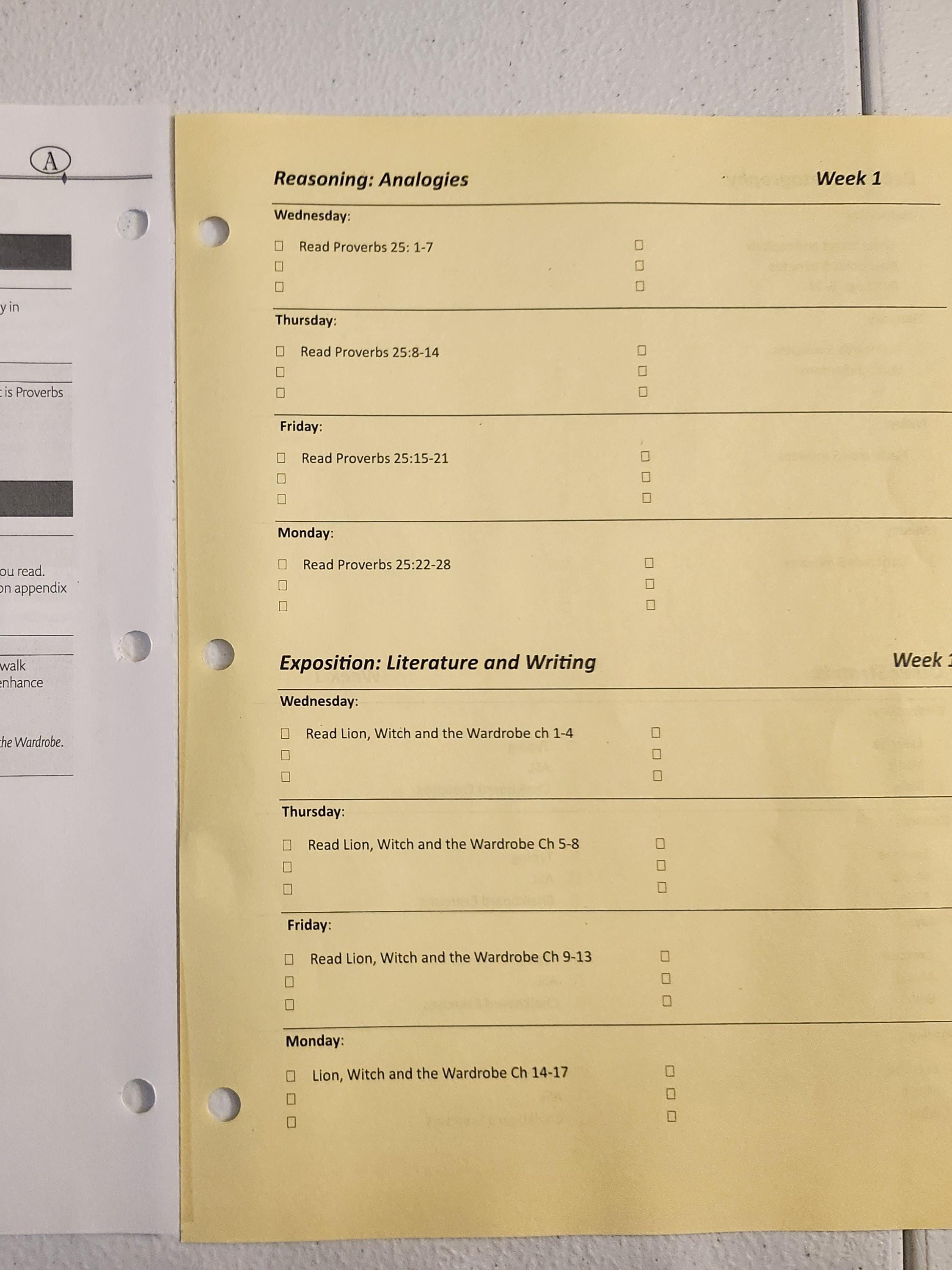 Challenge I planner 2026-2027