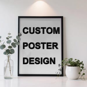 Custom Poster Print Personalized Photo Printing Wall Art Prints Customized Family Image Wedding Poster Design Create Your Own Poster