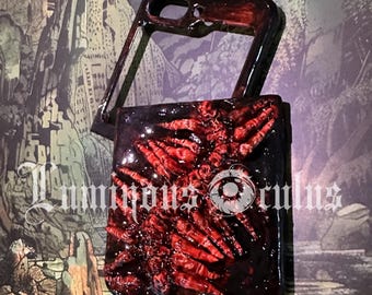 Horror Bloody Millipede Phone Case, Custom Galaxy Z Flip Motorola Razr Ultra Plus