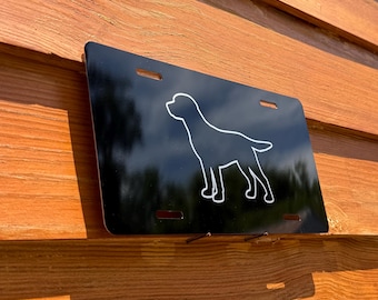 Dog Breed License Plate | Labrador Retriever | Aluminum Dog Tag | Dog Lover Gift | Vanity Plate