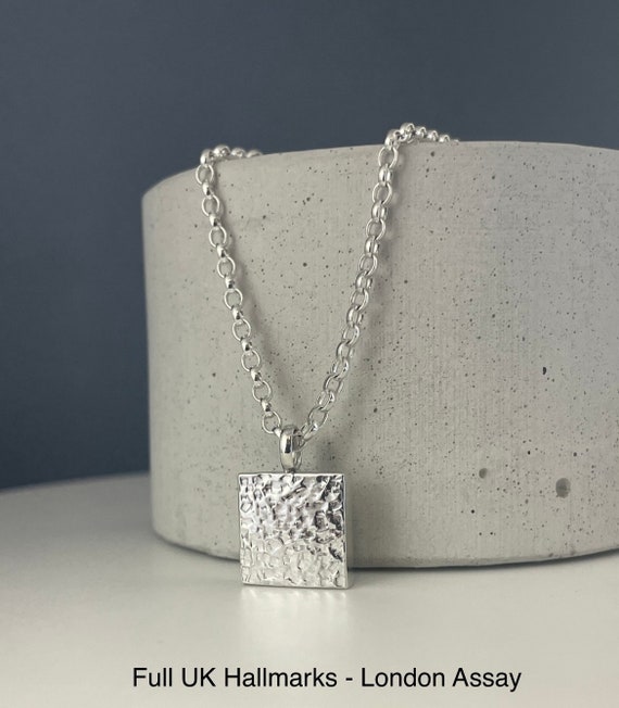 Small Moon Pendant Silver - Susi Cala Jewelry