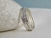Stacking Ring Set • X3 - 1.5mm Sterling Silver Hammered Sparkly Textured Rings • Sizes H-Z • Simplistic, Minimalist Rings • Handmade In UK 