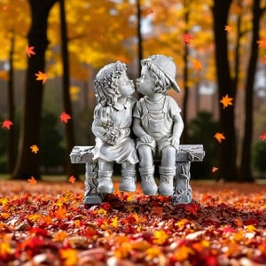 Fantasy Garden Statue – Resin Outdoor Yard Art | Enchanted Sculpture for Lawn or Patio | Unique Gift for Garden Lovers | Fairy Tale Decor