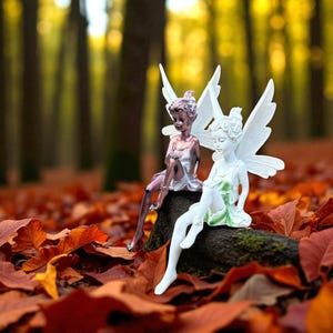 Resin Fairy Garden Statue: Weather-Resistant Whimsical Decor