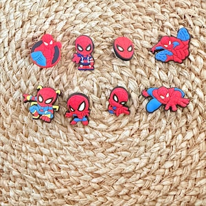 Spiderman Croc charms - Shoe charms - Fun and cute shoe accessories - Gifts - Crocs