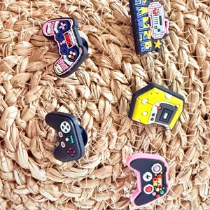 Gamer theme Croc charms - Shoe charms - Fun and cute shoe accessories - Gifts - Crocs