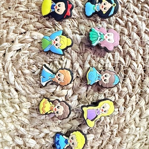 Princess Croc charms - Shoe charms - Fun and cute shoe accessories - Gifts - Crocs
