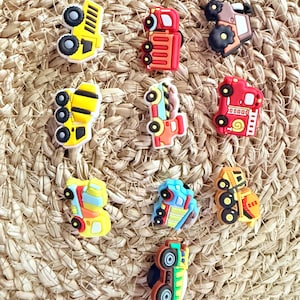 Construction Croc charms - Shoe charms - Fun and cute shoe accessories - Gifts - Crocs