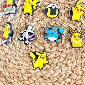 Pendentifs Pokee Croc - Pendentifs pour chaussures - Accessoires pour chaussures amusants et mignons - Cadeaux - Crocs