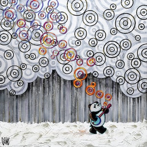 Whimsical Panda Print: Bearing My Soul
