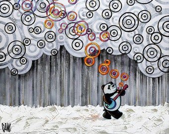 Whimsical Panda Print: Bearing My Soul