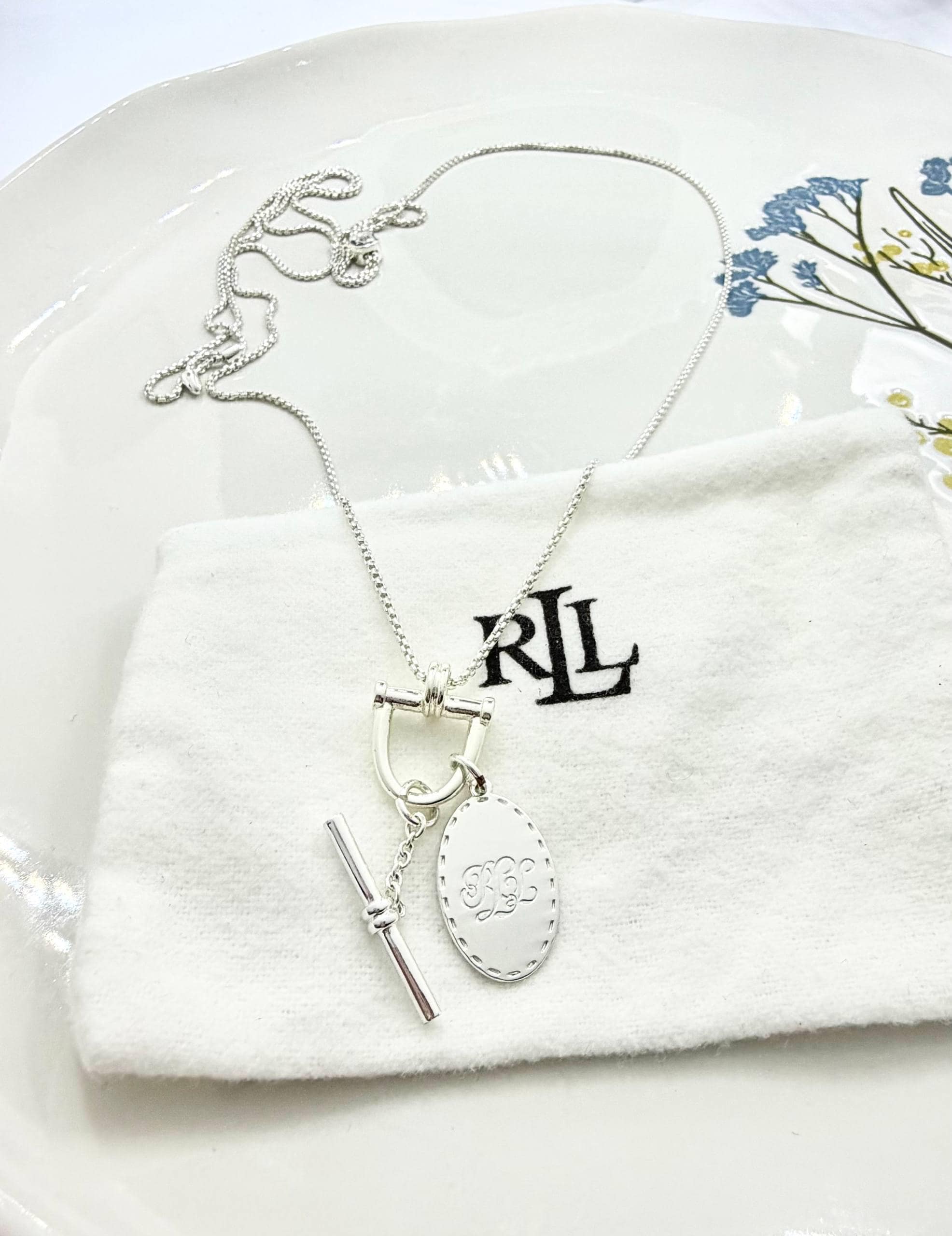 Ralph Lauren Sterling Silver Necklace - Etsy