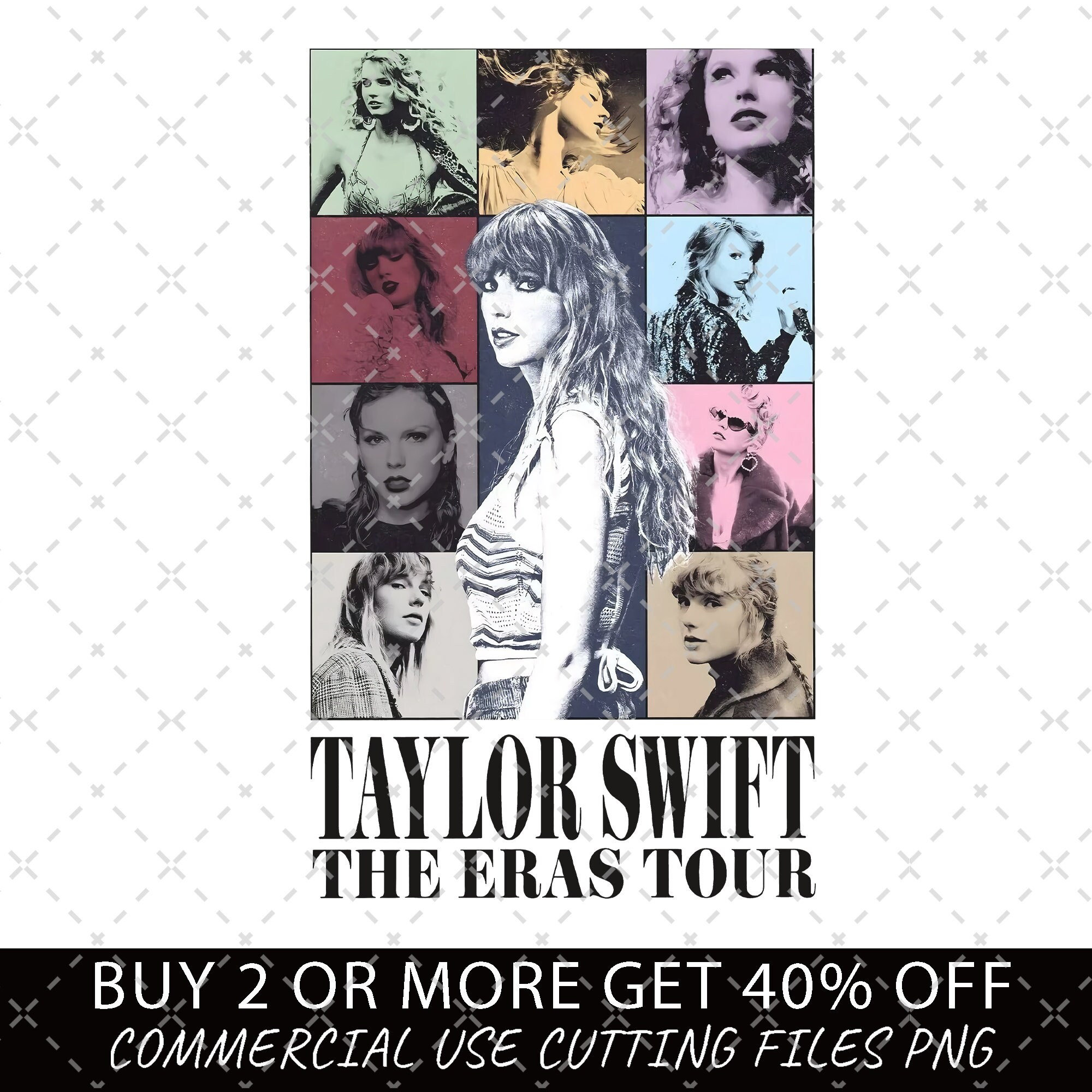 Taylor Swift Album Collage Poster 24 x 36 – PosterAmerica
