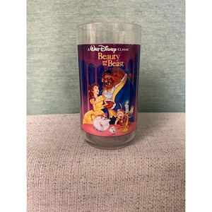 Disney Beauty and the Beast Vintage Burger King Plastic Cup 1994 Collectible