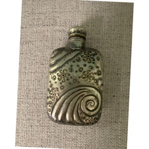 Vintage Sterling Silver Derby Silver Co. M&B 22 1895 Flask cork