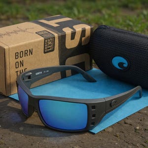 Costa del Mar Permit Like Sunglasses, Polarized Unisex Sunglasses, Glasses For Men and Women, Wrap Sunglasses, BOX/Case Not Included