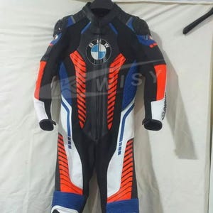 Brand New BMW Motorbike CE Approved Cowhide Leather Suits Available in all Colors & Sizes