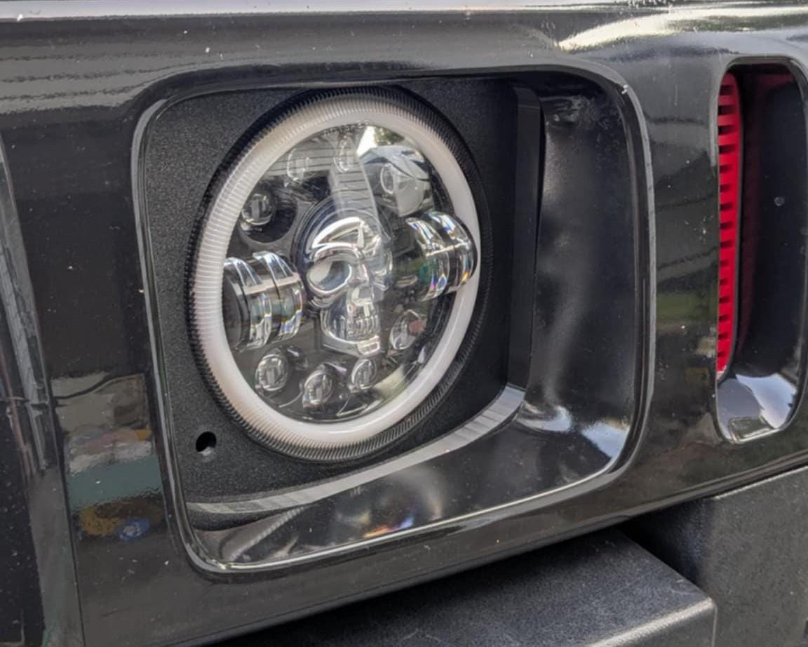 ハマー H2 HUMMER サイドマーカー ライトカバー ガードトリム
