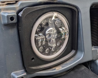 Hummer H2 Headlight Bezels w/ Trim Rings – 9 Colors + 4 Styles – Easy Bolt-On Upgrade